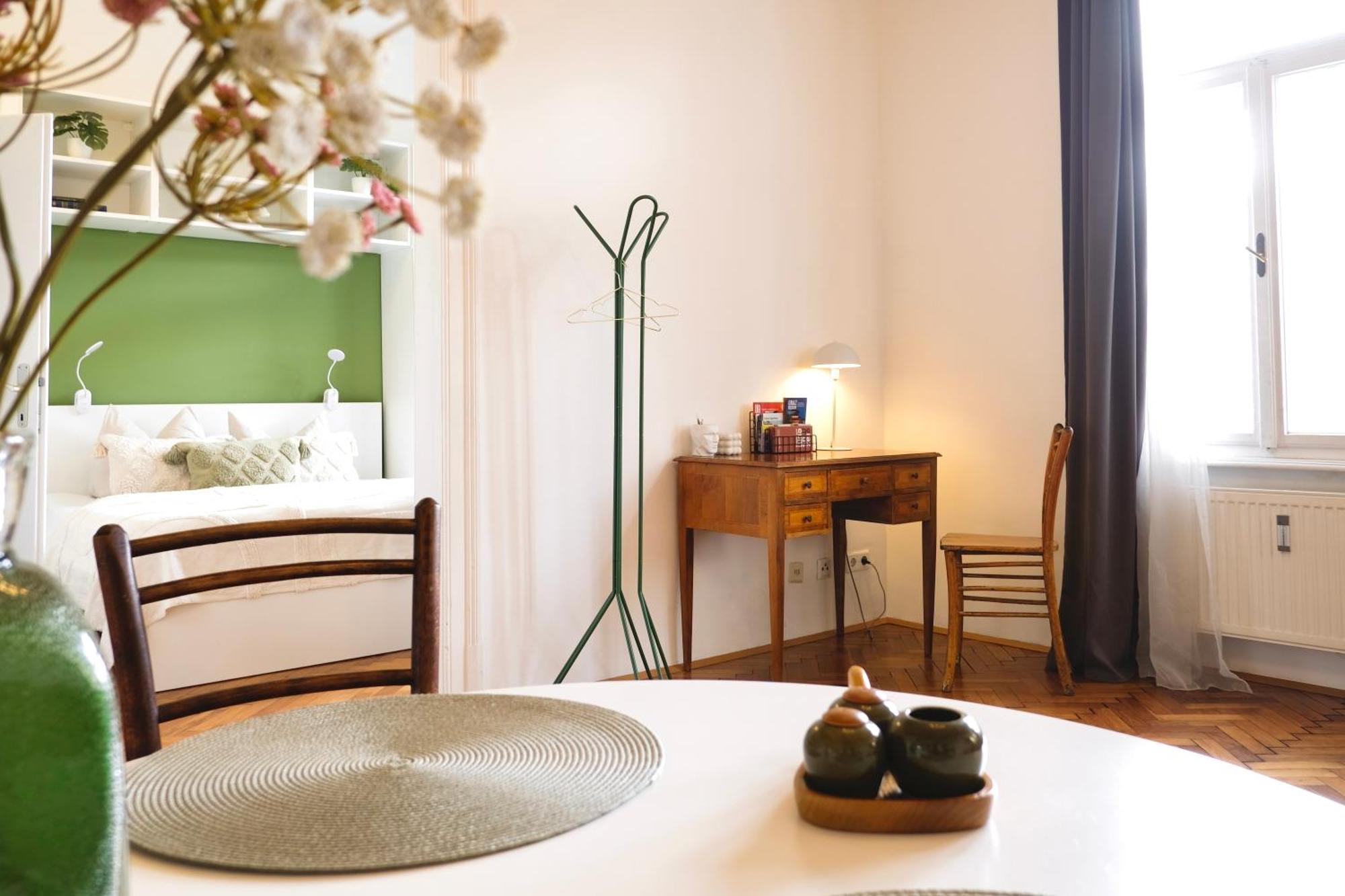 Stilvolles Apartment In Zentraler Lage - Free Parking Graz Eksteriør bilde